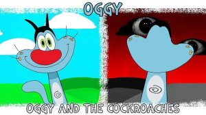 Мой персонаж из Sprunki Огги (из мультфильма «Огги и тараканы»)