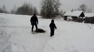 Зимние выходные.