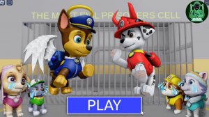 Весь щенячий патруль в тюрьме! скай, чейз, маршалл. В побеге из тюрьмы барри! #Roblox