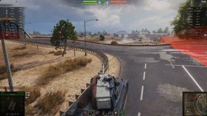 Мир танков. Полигон. Хайвей. Бой на AMX M4 49L. Взял 2 фрага и 1.5К урона.