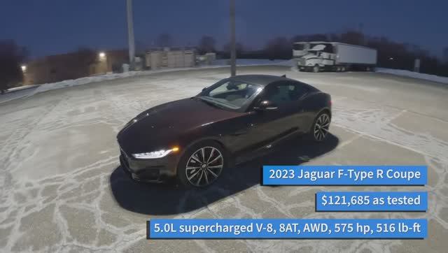 Обзор Jaguar F-Type R Coupe Ягуар смотреть онлайн