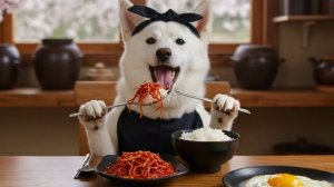 Жаркое гочуджанг джинмиче, приготовленное #Jindodog!