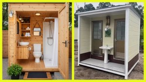 Уличный туалет с душем для дачи: комфорт и практичность на вашем участке 🏡🚿