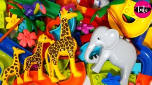 Играем в развивающий конструктор Марбл Ран. Мультфильм для детей. ASMR АСМР