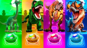 Coffin Dance Динозавры 345 уровень - Мультики про Динозавров | МУЛЬТФИЛЬМЫ ДИНОЗАВРЫ в Tiles Hop