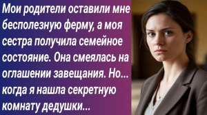 Истории для Вас/Мои родители оставили мне бесполезную ферму, а моя сестра получила семейное...