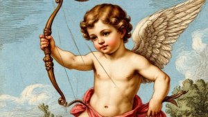 Купидон стреляет стрелой