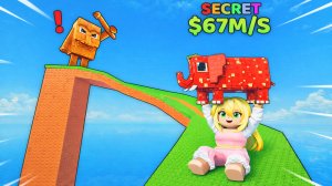 Разгоняюсь на максимум в Slide For Brainrots Роблокс | БлокиТоки