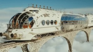 Ретрофутуризм.Небесные поезда - железные дороги над облаками
