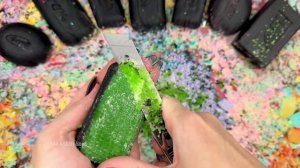 [ASMR] Мыльное искусство для релакса: Разрушение цветного мыла, резка кубиков, пена и блёстки
