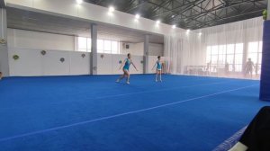 ЖП 2 спортивный , Мудрова Ангелина - Кардаполова Дарья, ДК «Машиностроитель», Балансовое упражнение