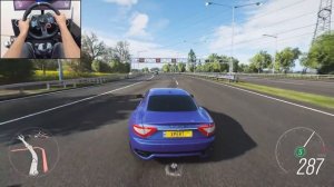 Maserati Gran Turismo S: итальянская элегантность 🔥 Заезд в FH4 на Logitech G29 🏁