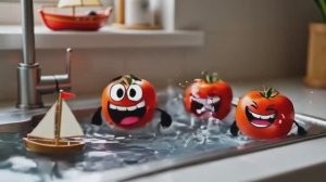 Веселая кухня. Томатные соревнования.