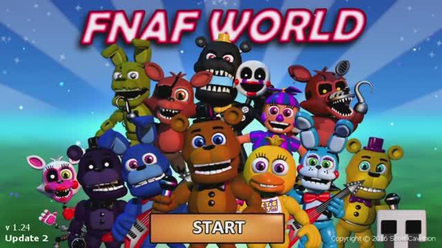 Играю в FNaF World #1.