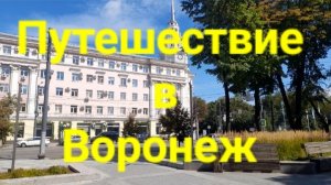 Путешествие в Воронеж.