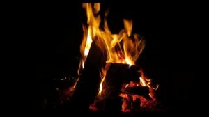 Виртуальный костер с потрескиванием дров | Атмосфера посиделок у огня для уюта и релакса (Full HD)