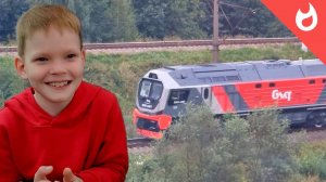 Подборка интересных поездов и хомяк-машинист