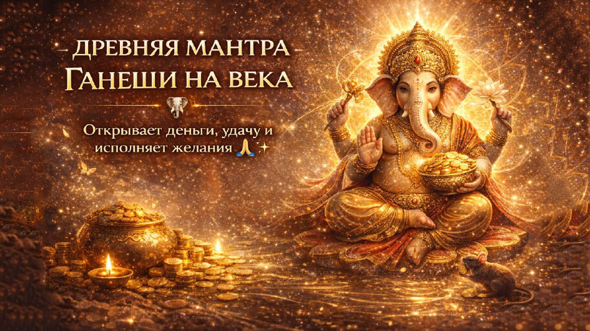 Мантра Ганеши: Миллионерская Разблокировка Удачи и Изобилия? Мгновенный Эффект Прямо Сейчас! 🐘💰🚪
