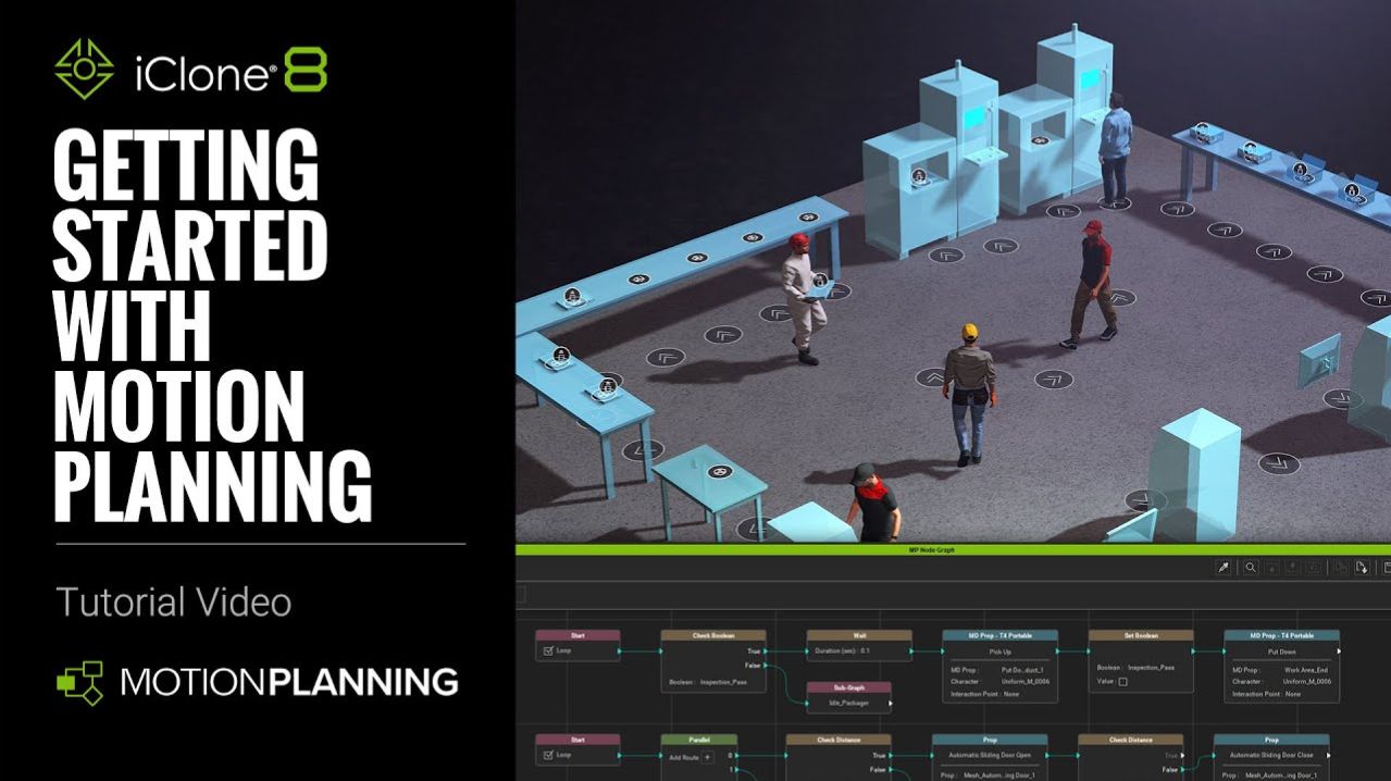 Начало работы с Motion Planning в iClone 8.7 — анимация будущего уже здесь!