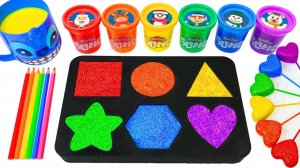 ИГРАЕМ В ЦВЕТНЫЕ СЛАЙМЫ ЗАЛИВАЕМ ФИГУРЫ АСМР ВИДЕО ДЛЯ ДЕТЕЙ ДЕТСКИЙ КАНАЛ ИГРАЛКИ-ЗАЛИПАЛКИ