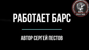 Работает БАРС