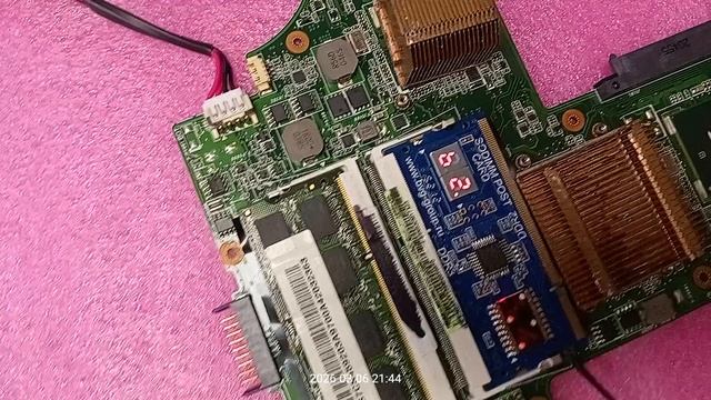 Матплата Asus U45JC заказ 2603063980494868  - контрольный запуск.