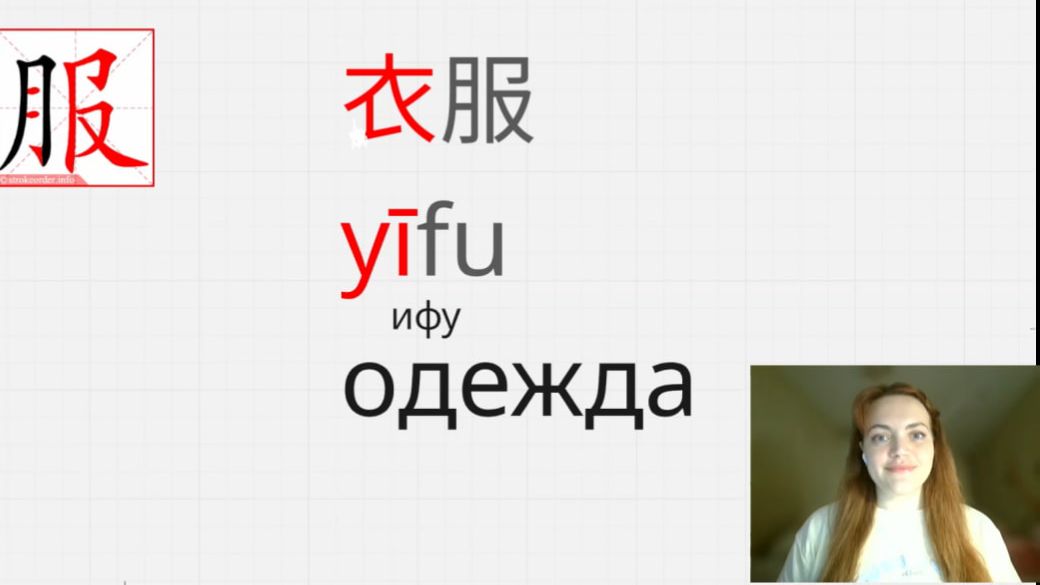 Китайский язык. Урок 8. Одежда