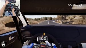 VW Polo R5 на спецучастке 🔥 WRC 8 на Logitech G29 🏁