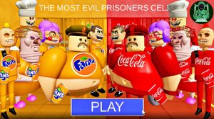 Фанта против Колы-Боссы Cola сбежали из тюрьмы! (Obby) Игровой процесс #roblox