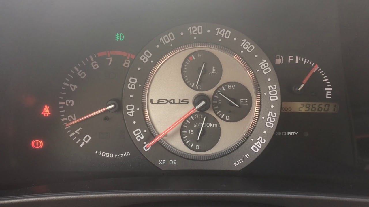Прогрев после чистки дросселя 1g-fe Lexus Is200