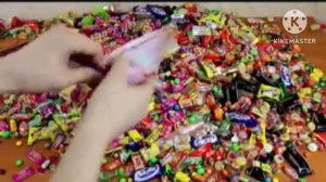 Много конфет и сладостей!
Распаковка!