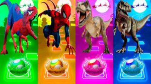 Coffin Dance Динозавры 347 уровень - Мультики про Динозавров | МУЛЬТФИЛЬМЫ ДИНОЗАВРЫ в Tiles Hop