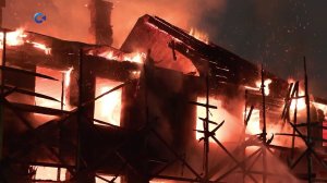 В Петрозаводске сгорело старейшее деревянное здание города