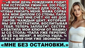 Мои родители выставили мне счёт на 485 000 долларов за моё воспитание — а теперь бесконечно мне...