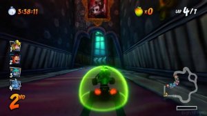 CRASH TEAM RACING [PS4] Gameplay (Race Track: Nina's Nightmare)