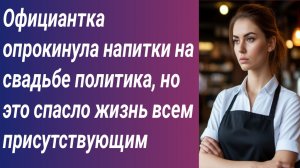 Истории для Вас/Официантка опрокинула напитки на свадьбе политика, но это спасло жизнь всем...