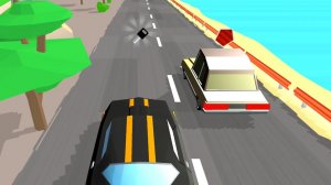 Мультики Гонки для мальчиков - Обгон на трассе