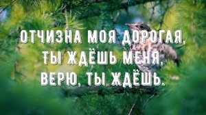 Отчизна моя дорога - минус мой 2