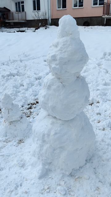 Последний снеговик... весны-2026 ⛄