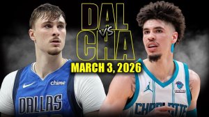 04.03.2026 | ОБЗОР МАТЧА | Шарлотт Хорнетс - Даллас Маверикс | Highlights