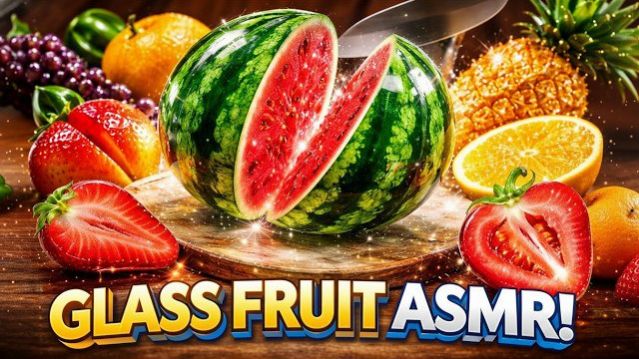 АСМР СО СТЕКЛЯННЫМИ ФРУКТАМИ! СТЕКЛЯННЫЕ ФРУКТЫ РЕЖЕМ НОЖАМИ ОВОЩИ И ФКРУТЫ РЕАЛЬНО КРУТО РЕАКЦИЯ