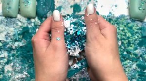 [ASMR] Мыльное искусство для релакса: Разрушение цветного мыла, резка кубиков, пена и блёстки