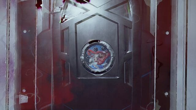 Сцена как хаги ломает дверь