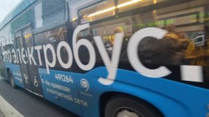 электробус КамАЗ 6282 борт 491264 маршрут 100