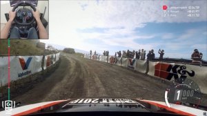 Ford Fiesta R5 на гравии 🔥 Dirt Rally 2.0 на Logitech G29 🏁