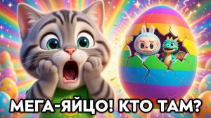 ДЫМКА И ЦВЕТНЫЕ ЯЙЦА 🐾 Раз, два, три — скорей смотри! | Учим цвета и животных для детей