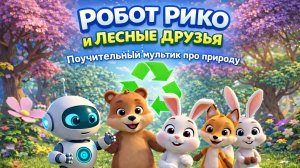 Робот Рико и лесные друзья 🌿 Поучительный мультфильм про природу | Детский мультфильм