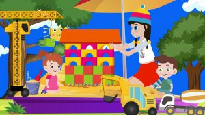 Зебра в клеточку - Строим дом- Развивающие и обучающие мультики песни для детей малышей