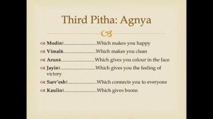 Агния.
Шакти питхи. Питха третья Агния.
Shakti Pithas. Pitha third Agnya. 5:35