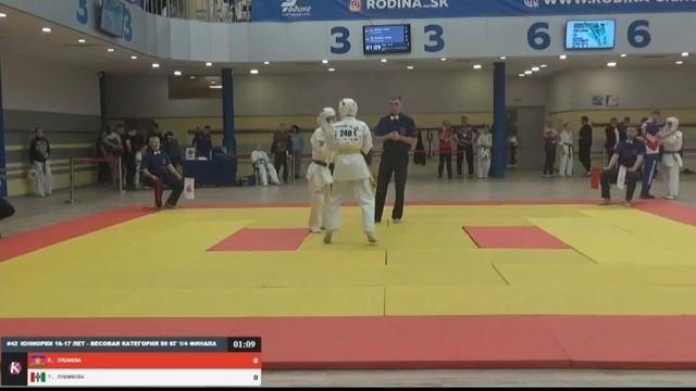 1/4 финала. Зубанева Полина - Лушникова Татьяна (Новосибирская область)